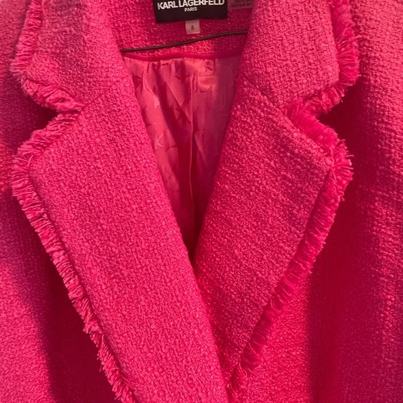 Karl Lagerfeld Vibrant Pink Blazer